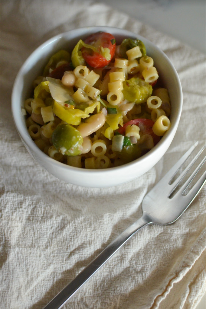 The Best Pasta Salad Recipe You’ll Ever Make + Homemade Caesar Dressing