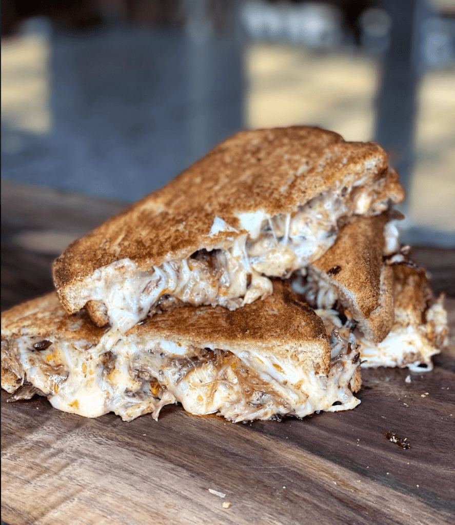 Delicious Brisket and Pimento Grilled Cheese